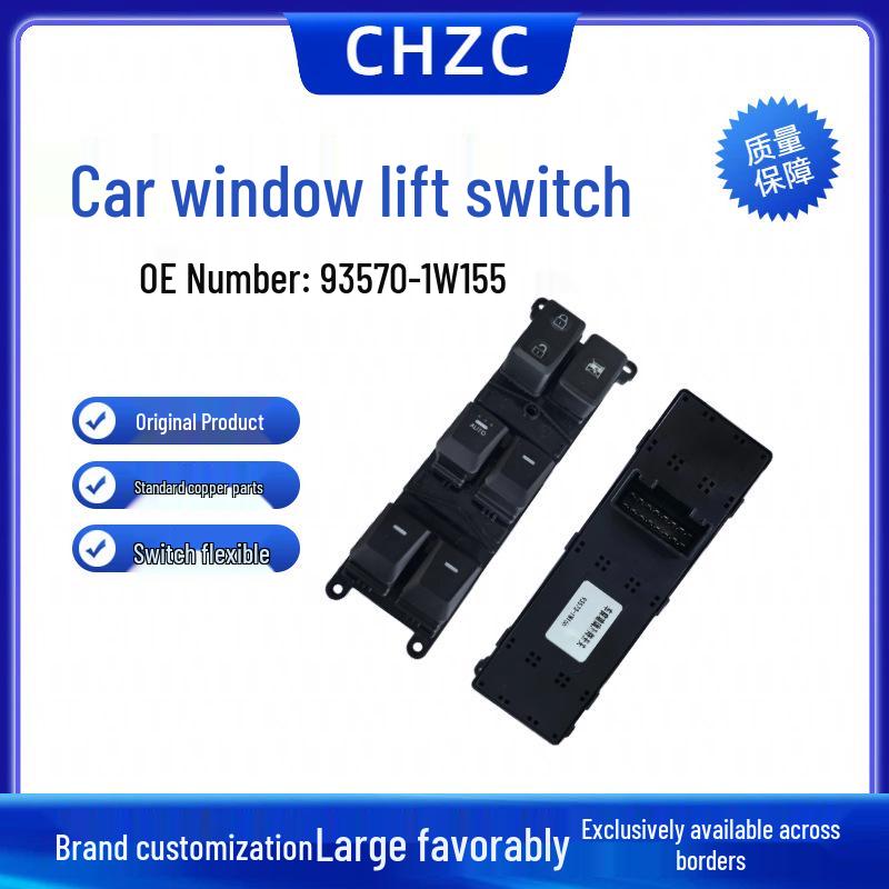 Hyundai 12-15 RIO Electric Window Switch, 93570-1W155