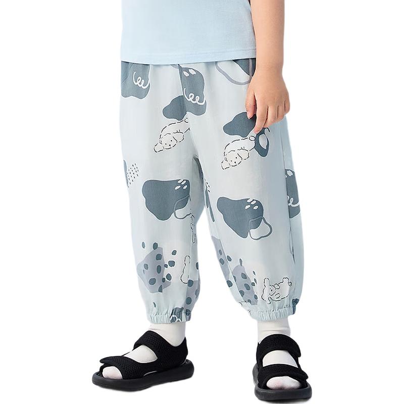 Calças de Verão Balabala Unisex para Crianças em Tencel Repelente de Mosquitos