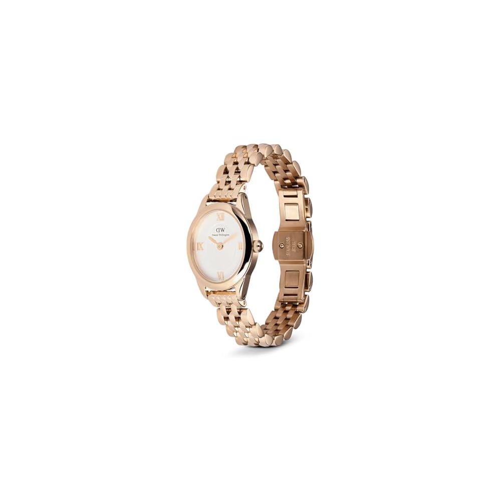 Daniel Wellington Ophelia Mini 25.5x22mm White Dial Rose Gold Women's Watch Elegant Gift