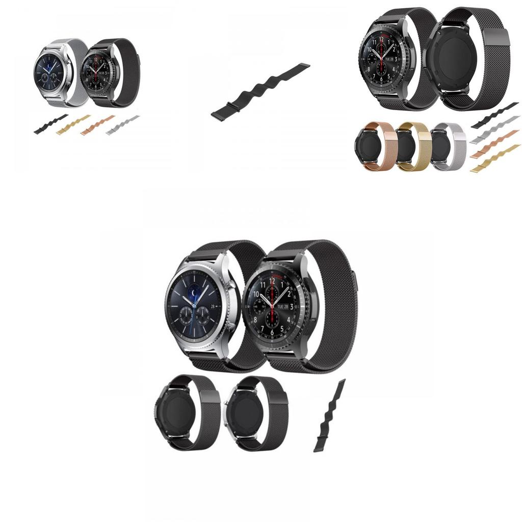 Elegant Milanese Magnetic Stainless Steel Watch Band Strap For Samsung Gear S3 Frontier