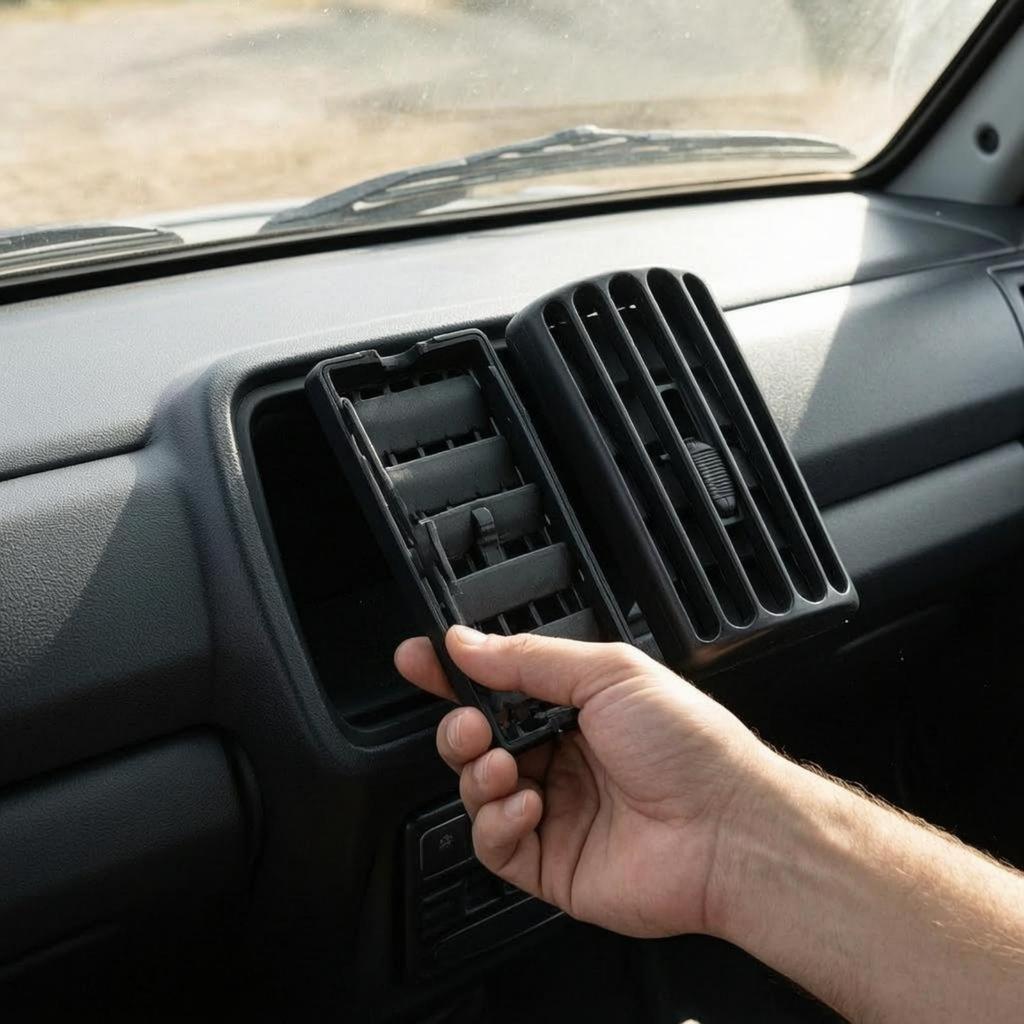 Air Vent Grille Cover Slotted Side Left and Right Pair of Car Part