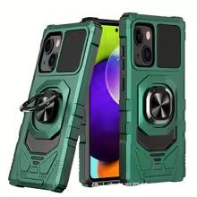 Armor Heavy Duty Case For Apple iPhone 11 12 13 14 15 16 17 Pro Max Magnetic Rotating Ring Holder Full Cover Phone Fundas Coque