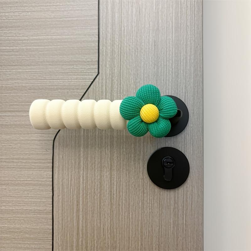 1 small fancy door handle cover to effectively prevent damage to walls and door locks, anti-static pull gloves