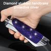 Car Handbrake Cover ABS Parking Handbrake Decorative Cap Auto Handbrake Grip Cover Universal Vehicle Interior Decor Accessories