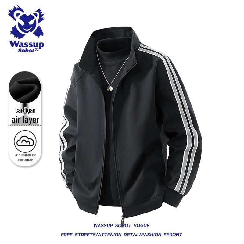 Куртка мужская Wassup Sohot с воротником-стойкой на молнии XL