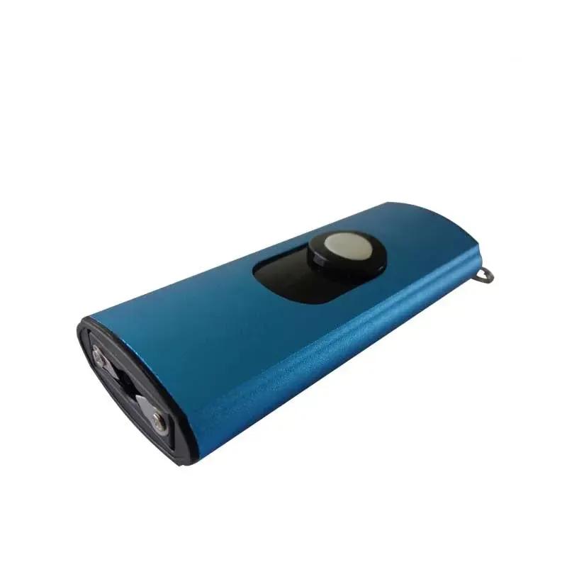 Windproof Plasma Arc Lighter Rechargeable Single Jet Flameless Metal Tool for Camping Outdoor Men's Gift Zinc Alloy Compac