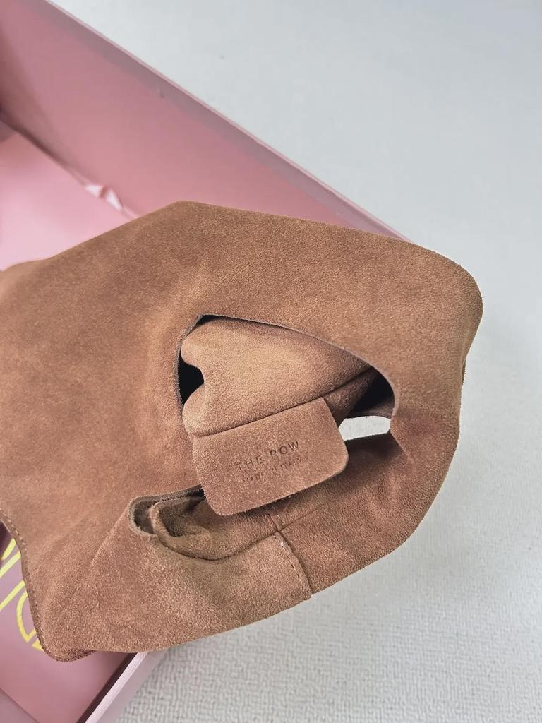New TR Autumn/Winter Deerskin Cowhide Shoulder Bag, Fashionable Portable Bucket Tote