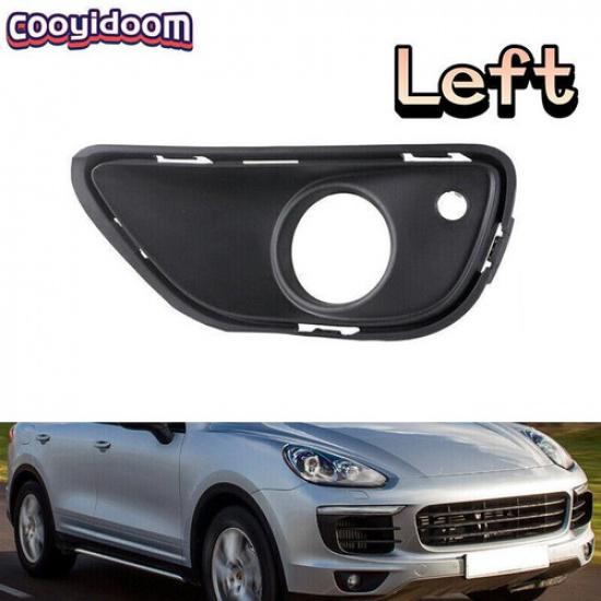 Left Front Fog Light Bezel Trim Cover For Porsche Cayenne 2015 2016 2017 2018