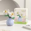 Building Blocks Puzzle Flower Lily Flower Rose Tulip Rose Childrens Toys Model