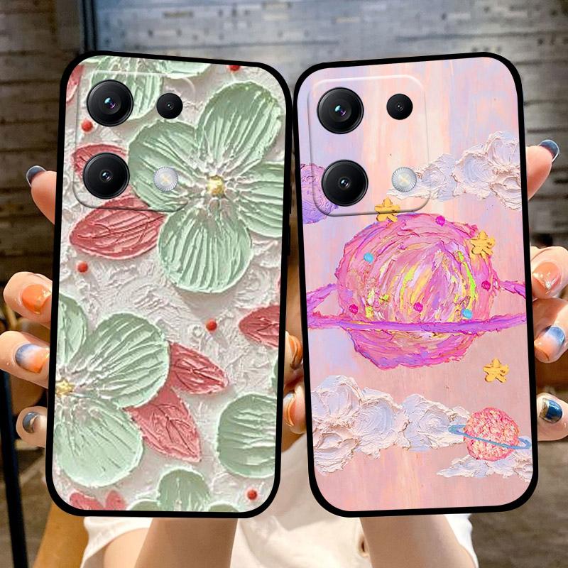 Fashion For Redmi Note 14S 4G Case 6.67" TPU Soft Silicon Phone Protector For Redmi Note 14S Bumper Cover 2502FRA65G Phone Cases