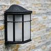 Modern Black Lantern Outdoor Wall Lamp IP65 Waterproof Garden Sconce with LED Light Fixture Aluminum Base for Patio & Gate