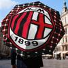 1PC Milan Football club Printed Umbrella Folding umbrella, automatic umbrella 8-Frame for Travel, camping Fan gifts Christmas Gifts
