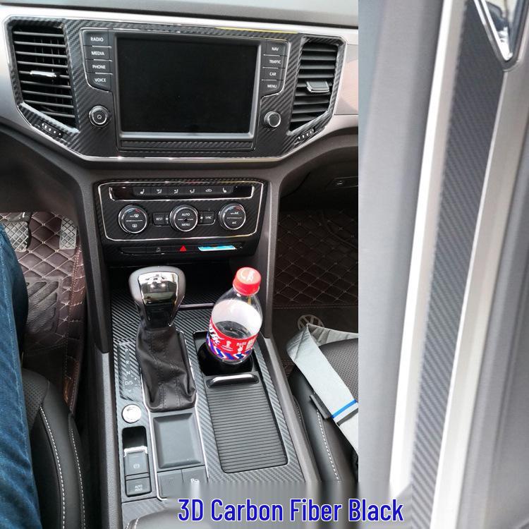 Carbon Fiber Interior Stickers for 2017-2020 Volkswagen Teramont Gear Shift Decor