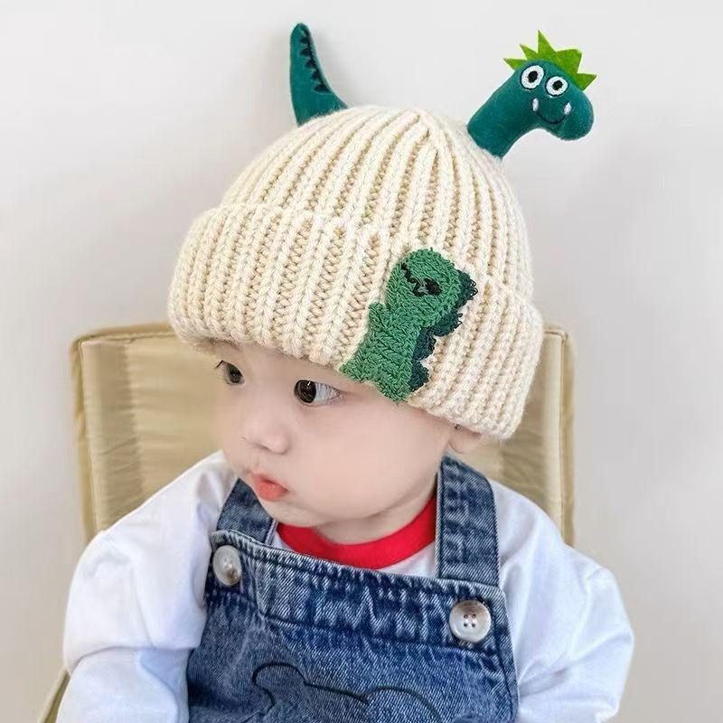 Baby Hat Autumn and Winter Cute Super Cute Boys Wool Hat Winter Warm Ear Protection Girls Pullover Baby Knitted Hat
