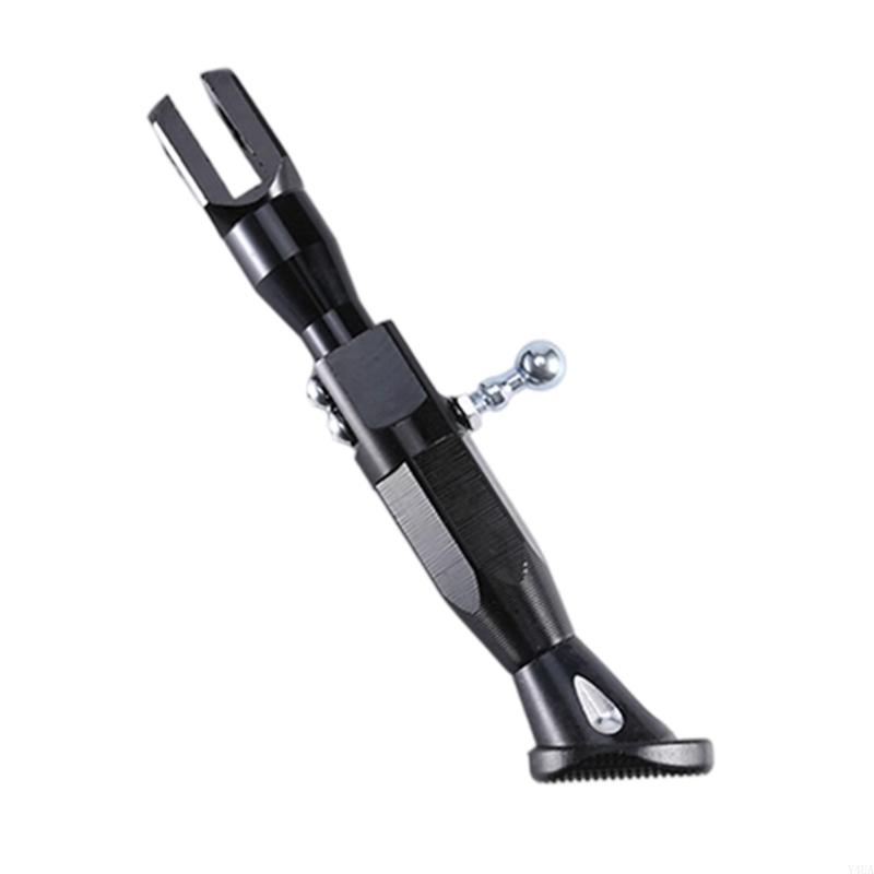 Y4UA Adjustable Motorcycle Electric Scooter Kickstand Foot Bracket Enhanced Stability