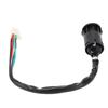 Ignition Switch Key with Cap 4 Wires Starter Ignition Key Switch Replacement for SUNL ATV 50ml 70ml 90ml 110ml 125ml
