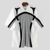INCERUN Men T-Shirts V Collar Short Sleeve Netyarn Patchwork Casual Tops