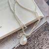 Monica-Style S925 Sterling Silver Baroque Pearl Star Necklace for Women