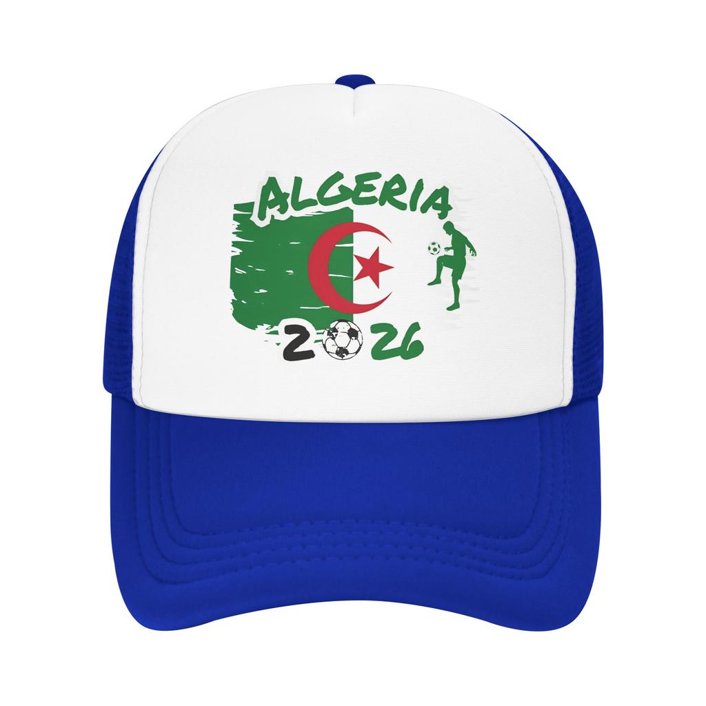 Algerien Fußball Fan Grüner Sonnenhut Lässige Unisex Damen Netz Trucker-Mütze Großhandel Snapback Kappe Geschenkidee