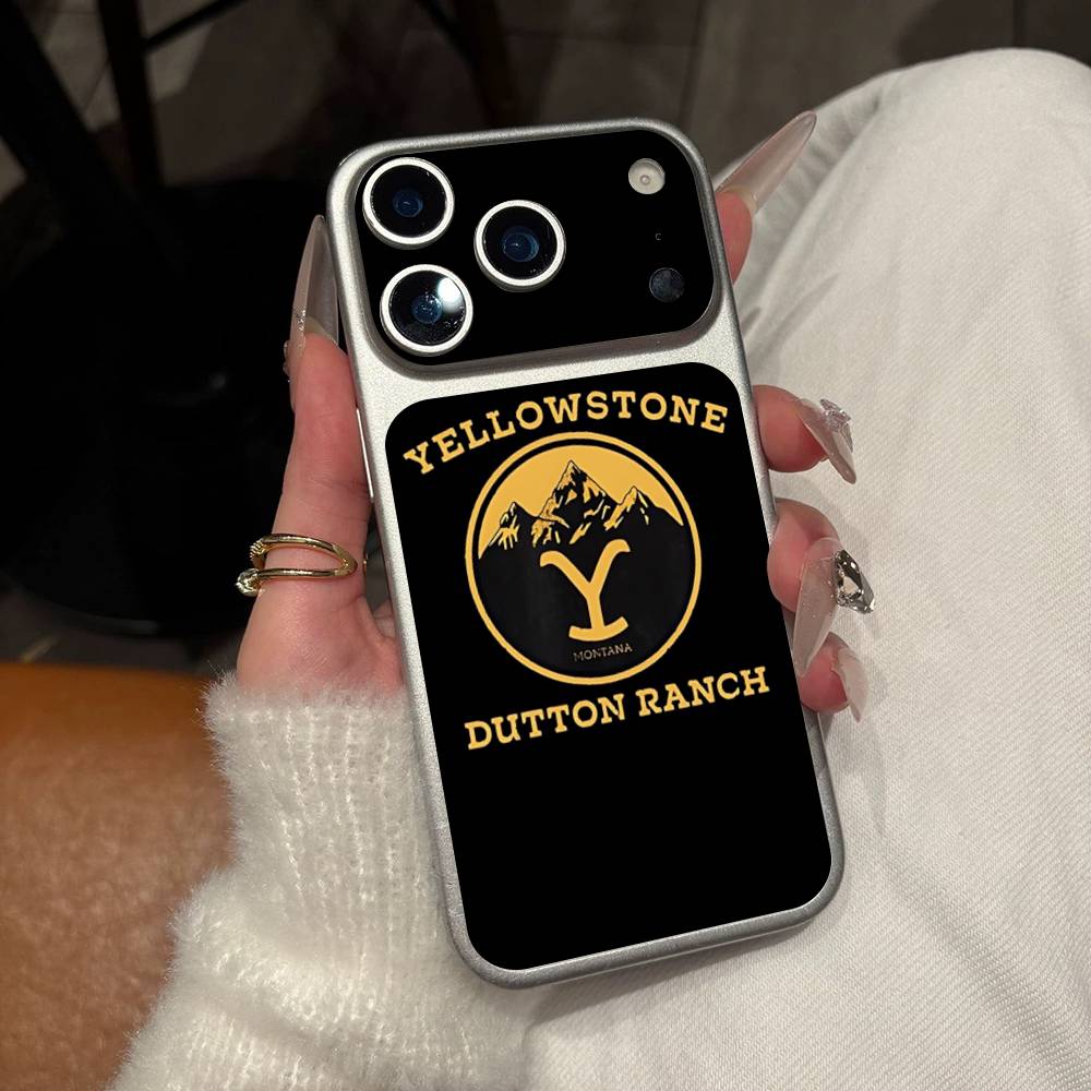 

Tv Y-yellowstoneS Logo Anti-Scratch Back Decal Protective Wrap Skin For IPhone 17 Pro 17 Pro Max iPhone 17 Pro