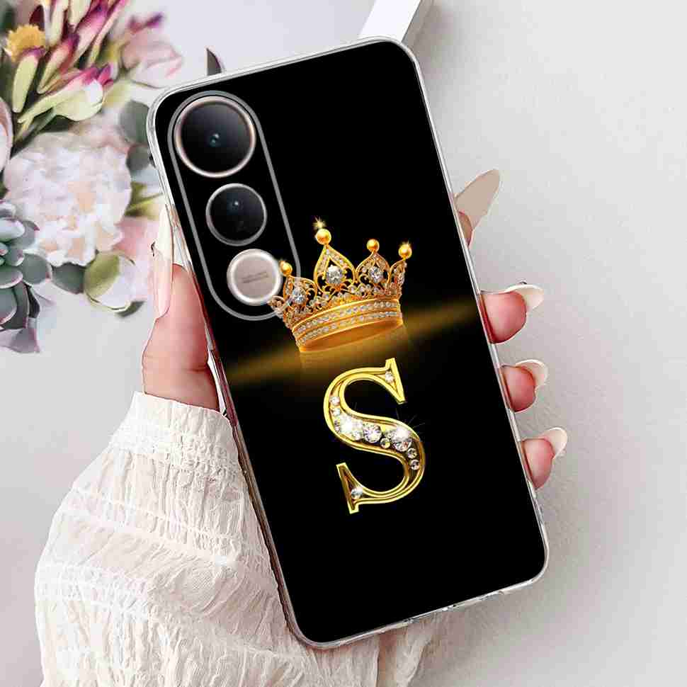 For Vivo V50 Lite 5G Case Luxury 26 Letters Cover Soft Silicone Phone Case For Vivo V50 Lite V50Lite 5G Back Cover Fundas