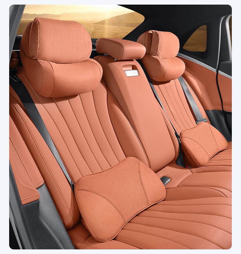 Mercedes Benz Lumbar Support & Headrest Pillow for E-Class/GLC/C260L - Car Interior Decoration