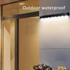 Solar Wall Lights Outdoor Wall Mounted Solar Lights Outdoor Motion Activated 8 LED Waterproof Spotlight Fixture For Courtyards
