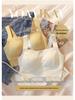Running Sports Seamless Shockproof Push-Up Wireless Bandeau Bra for Women