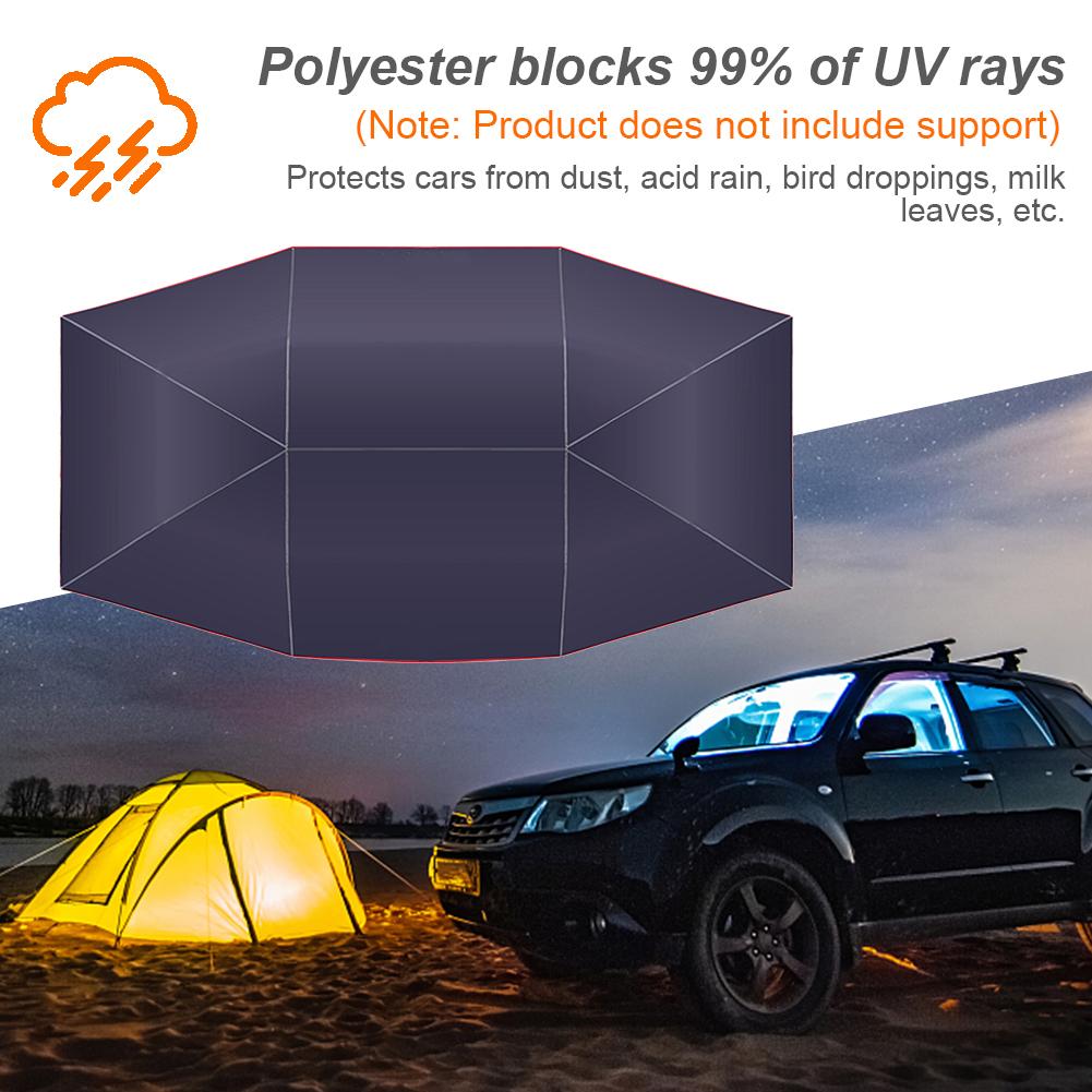 Outdoor Summer Thermal Insulation Carport Tarpaulin Car Sunshade Tarpaulin Canopy Cover UV Protection Car Sunshade Awning