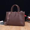 unisex genuine leather business Handbag fashi men cowhide Briefcase travel single-shoulder crossbody bag retro style handbag