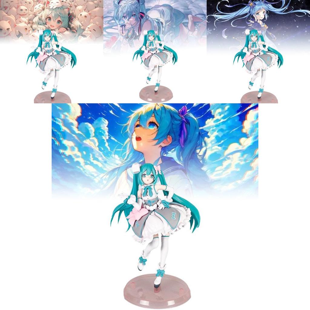 Stunning Hatsune Miku Pvc Figure Beautiful Anime Collectible Model 21cm Girl Decor