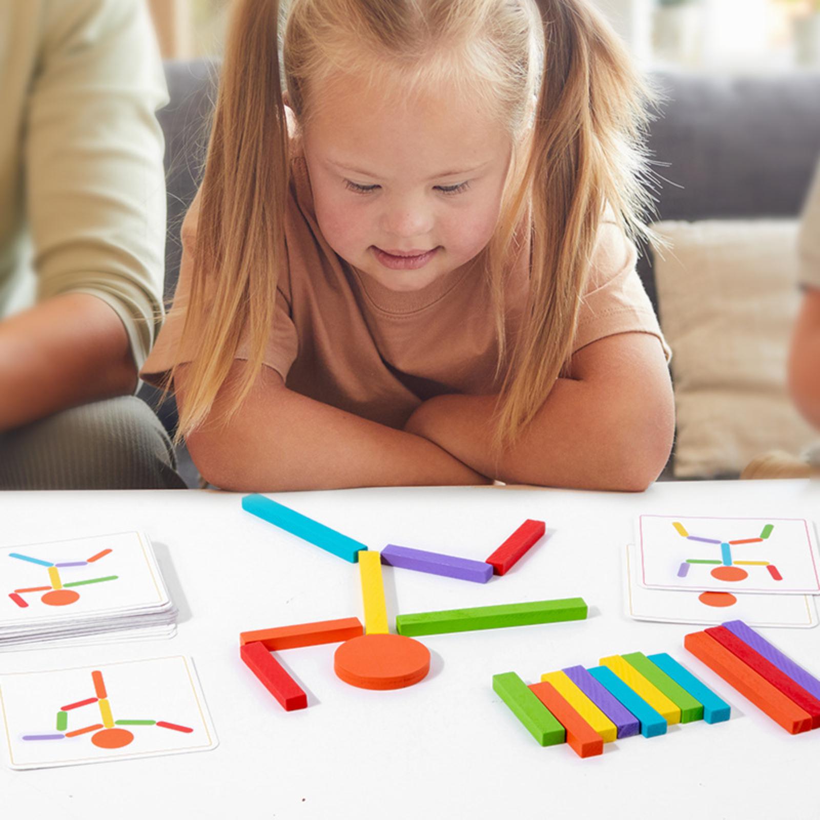 

Children s Wooden Counting Sticks Toy One Size
