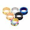 2PCS Ear Gauges Plugs Double Flared Piercing Flesh Tunnel Expanders Stretchers Earring Body Jewelry
