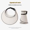 2025 Women's Open-Top Visor Hat: Large Brim UV Protection for Outdoor Spring