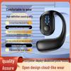 Wireless Bluetooth Ear-hook Sports Headset with Digital Display for Apple, Huawei, Vivo, Xiaomi, and OPPO.