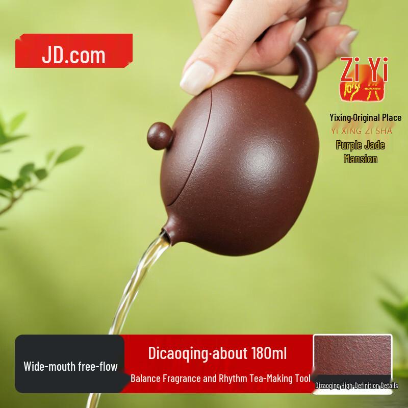 JD Yixing Zisha Wenin Xishi Teapot