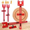 4 In 1 Guides for Milling Woodworking Cutting Milling Tool Circular Auxiliary Tool Aluminum Router Circle Cutting Trimmer Jig