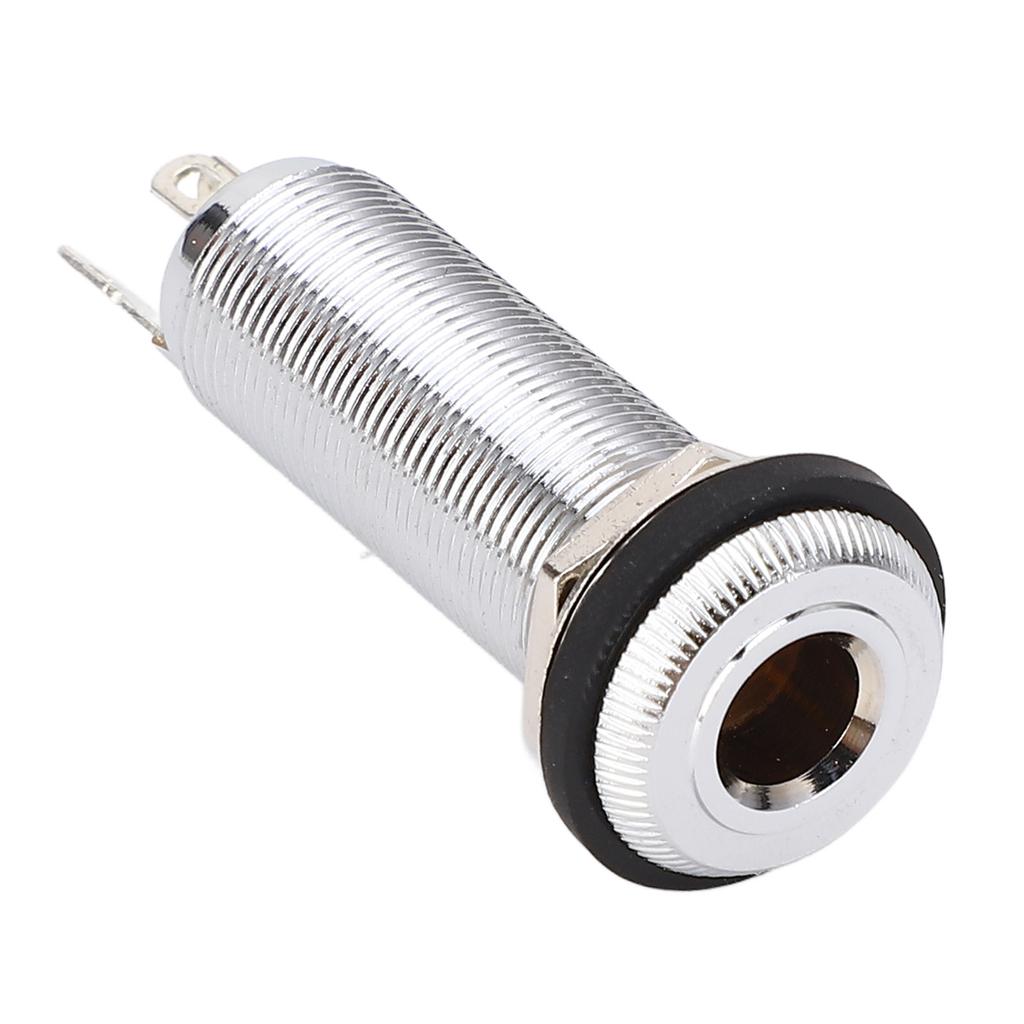 Gitarren Bass Barrel Jack Buchse 6,35 mm Messing Mono Zylinder Eingang Ausgang 3 Pins E-Gitarren Teile