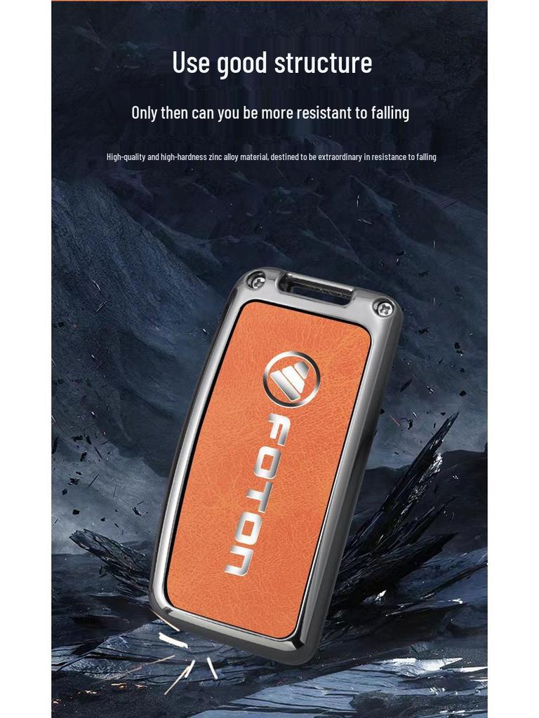 Genuine Leather Metal Shell Case for Applicable Tianxiangling M2 Key and M1 Era M3 Xiangling Navigator Large Truck