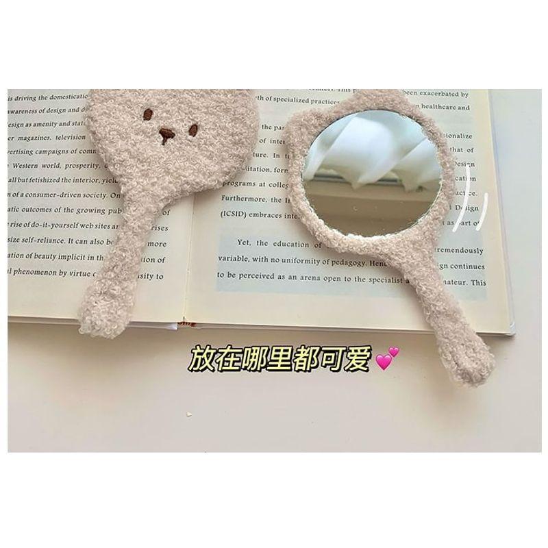 Tuhat - Bear Chenille Handheld Mirror