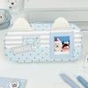 Cute Bear Ear Pencil Case With Photo Display Slot For Students School Study Office Stationery Storage