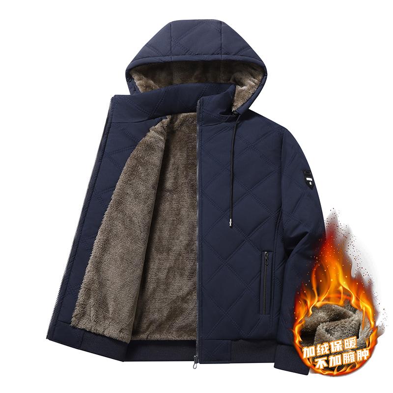 Men's Cotton Padded Jacket With Winter Warmth And Windproof Cotton Jacket, Loose Casual Jacket, Thick Jacket