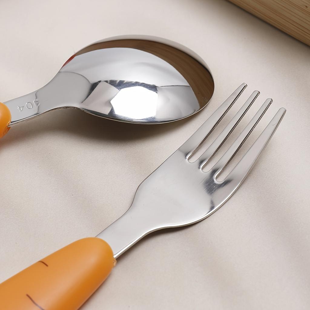 1PC, Carrot Utensils, Cute Feature Fork Spoon