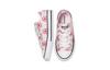 Converse Chuck Taylor All Star Low top Kids Canvas Shoes Embroidery Pink White 671287C