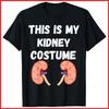 Dies ist mein Nierenkostüm Nierenerkrankung Dialysepatient Schwarzes Baumwoll-T-Shirt Unisex T-Shirt