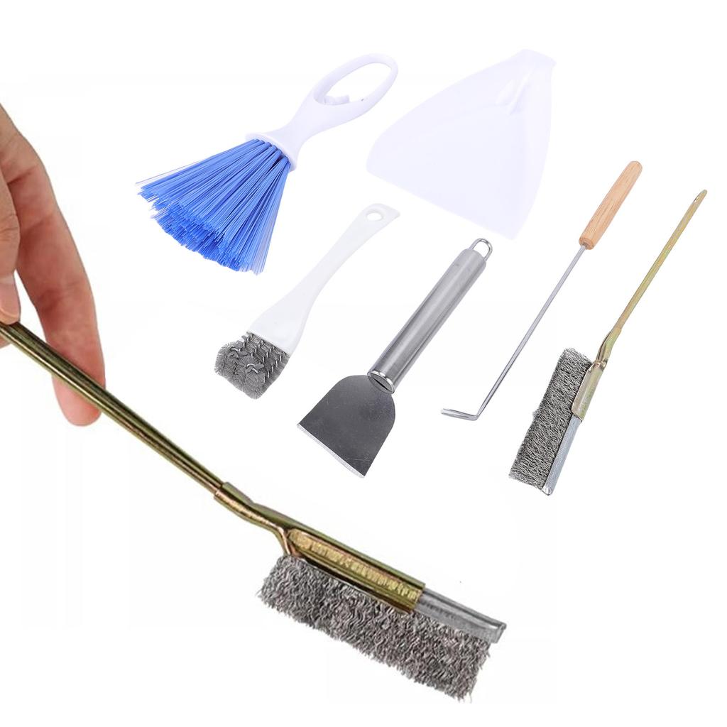 Avian Cage Cleaning Tool Kit, Professional Sweeping Tools with Professional Brushes for Bird Cage Cleaning