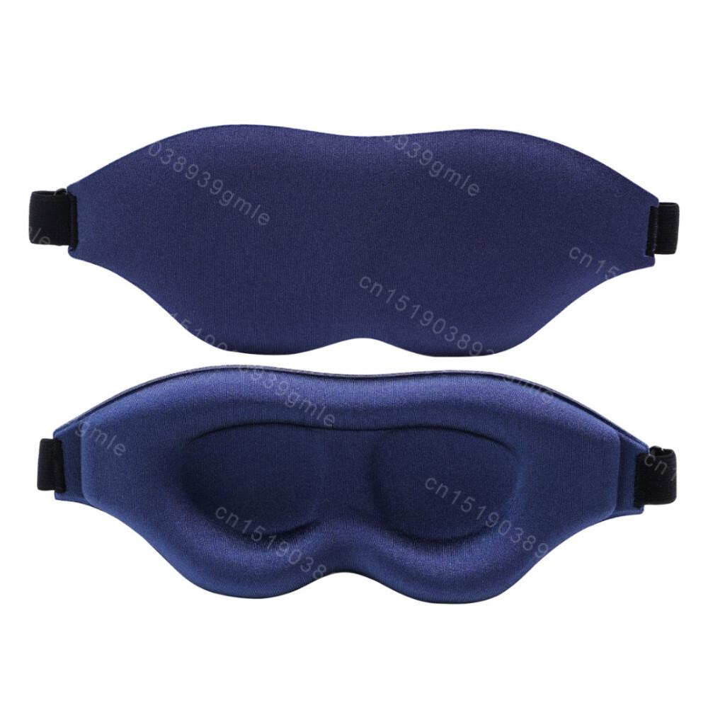

3D Sleeping Mask Block Out Light Sleep Mask for Eyes Soft Sleeping Aid Eye Mask for Travel Eyeshade Night Breathable Slaapmasker синій