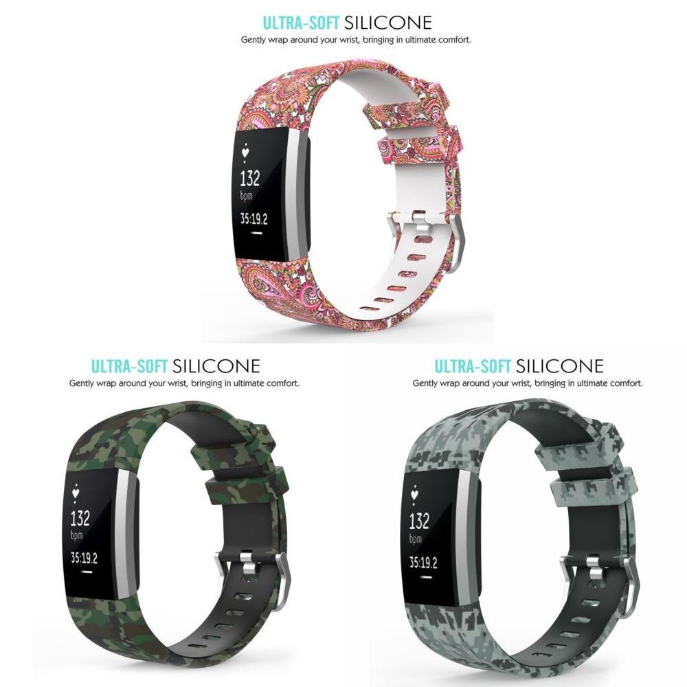 Stylish Silicone Bands For Fitbit Charge 4 And Charge 3 Comfortable And Durable