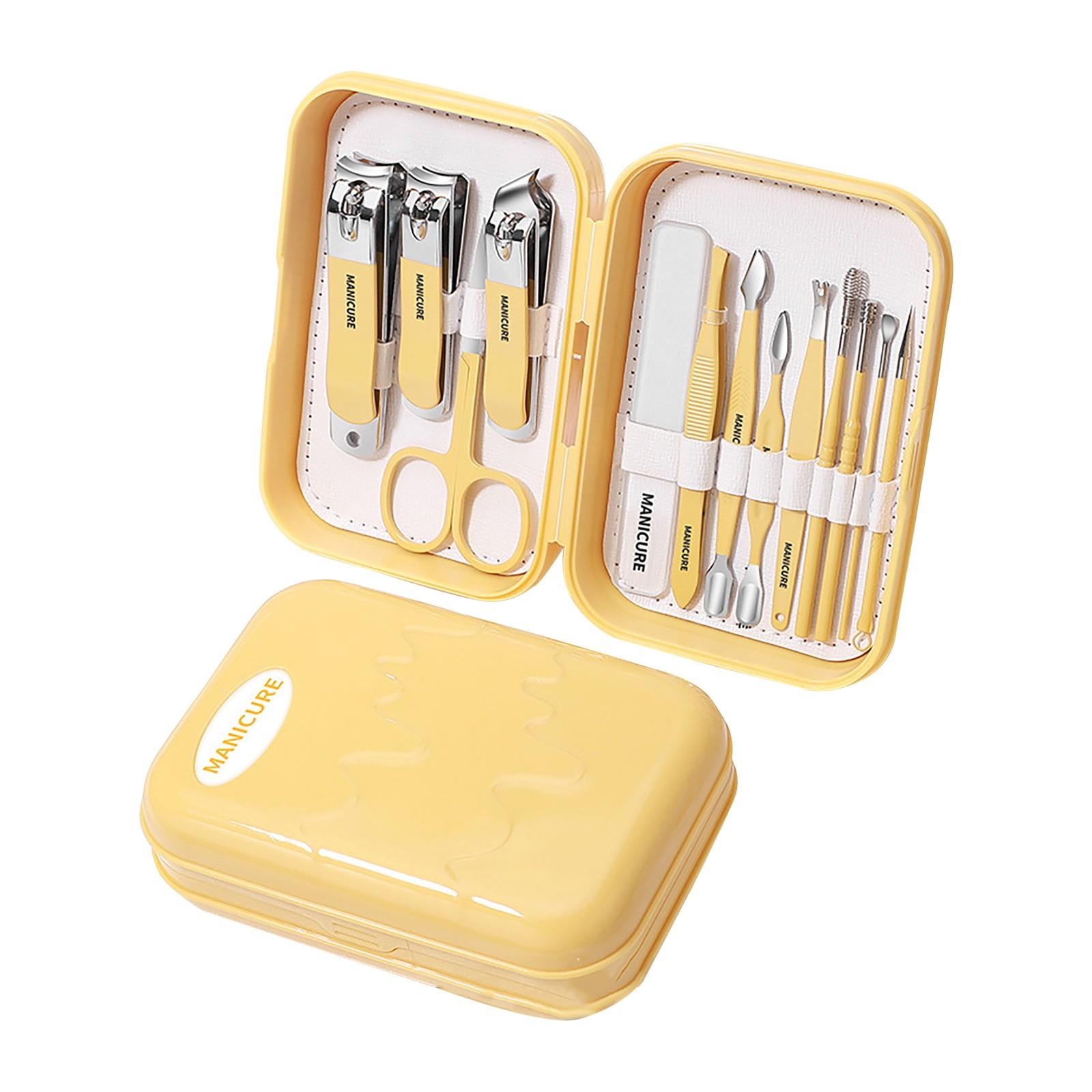 

Ножницы для ногтей Набор щипчиков для ногтей Домашние портативные щипчики для ногтей из нержавеющей стали Косметический набор Креативное мороженое One Size жёлтый