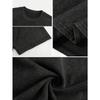 European sizes Stylish Round-Neck Casual Vintage Washed T-Shirt Featuring a Design Comfortable Loose Fit Retro Casual Streetwear